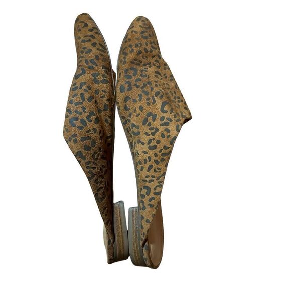 ANTHROPOLOGIE COCONUTS by MATISSE Animal-Printed Flats Sz 9 brown black leopard - Picture 6 of 10